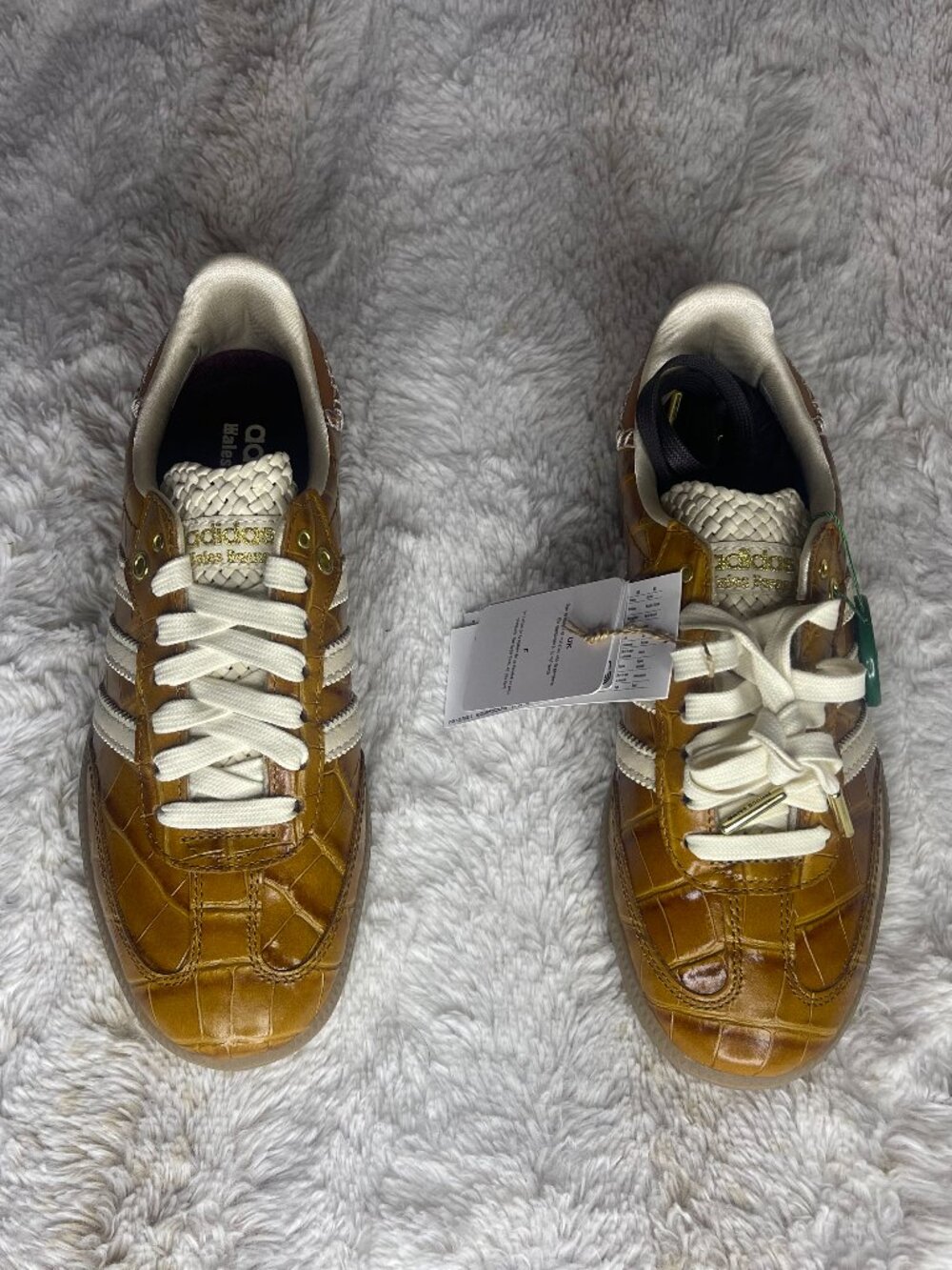 adidas Wales Bonner Samba OG Brown Croc JH9826 Men 6 Women 7